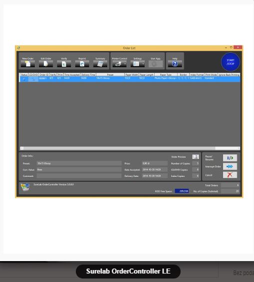 surelab order controller